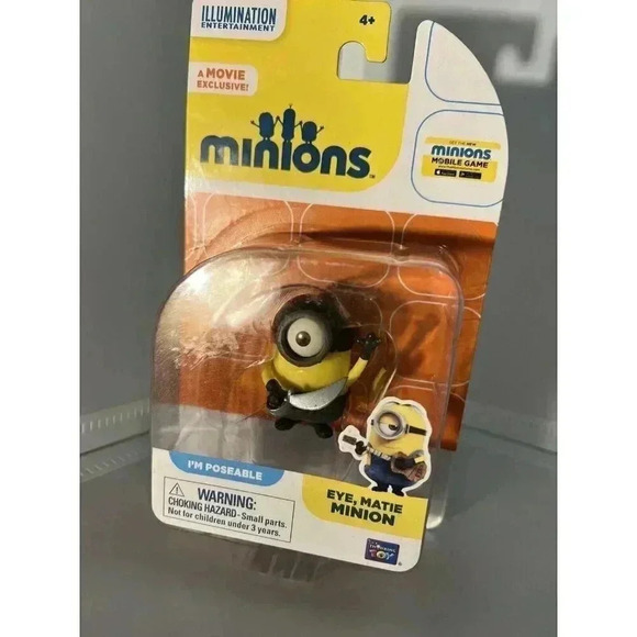Thinkway Toys Other - Minions Poseable Action Figure Eye, Matie Minion Collectible